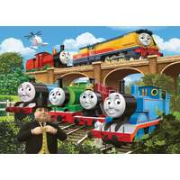 RAVENSBURGER 055500 THOMAS AND FRIENDS - REBECCA JOINS THE TEAM GIANT FLOOR 24PC JIGSAW PUZZLE