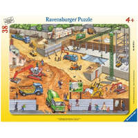 RAVENSBURGER 066780 ON THE BUILDING SITE 38PC BOARD JIGSAW PUZZLE