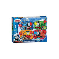 RAVENSBURGER 069781 THOMAS AND FRIENDS - 1ST CLASS ADVENTURES - 4  SHAPED PUZZLES 4 / 6 /  8 / 10 PC JIGSAW PUZZLE