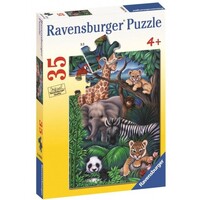 RAVENSBURGER 086016 ANIMAL KINGDOM 35PC JIGSAW PUZZLE