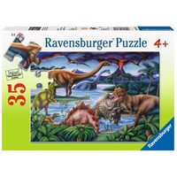 RAVENSBURGER 086139 DINOSAUR PLAYGROUND 35PC JIGSAW PUZZLE