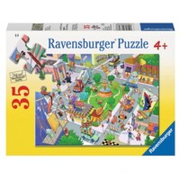 RAVENSBURGER 087488 BUSY CITY 35PC JIGSAW PUZZLE