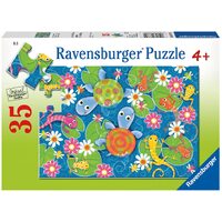 RAVENSBURGER 087624 COLOURFUL REPTILES 35PC JIGSAW PUZZLE