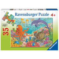 RAVENSBURGER 087808 OCEAN FRIENDS 35PC JIGSAW PUZZLE