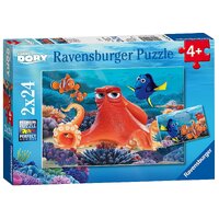 RAVENSBURGER 091034 DISNEY FINDING DORY ALWAYS SWIMMING 2X24PC JIGSAW PUZZLE