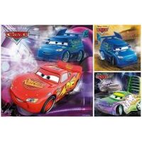 RAVENSBURGER 093052 DISNEY CARS ON THE RACETRACK 3X49PC JIGSAW PUZZLE