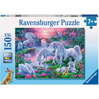 RAVENSBURGER 100217 UNICORNS IN THE SUNSET GLOW 150XXL PC JIGSAW PUZZLE