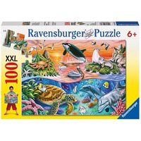 RAVENSBURGER 106813 BEAUTIFUL OCEAN 100PC XXL JIGSAW PUZZLE