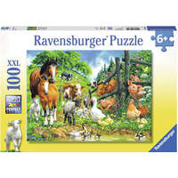 RAVENSBURGER 106899 ANIMAL GET TOGETHER 100PC XXL JIGSAW PUZZLE