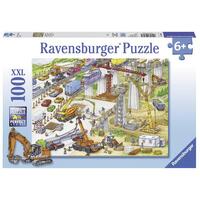 RAVENSBURGER 108961 BIG CONSTRUCTION SITE 100PC XXL JIGSAW PUZZLE