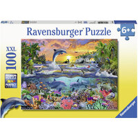 RAVENSBURGER 109500 TROPICAL PARADISE 100PC XXL JIGSAW PUZZLE