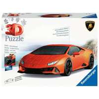 RAVENSBURGER 112388 LAMBORGHINI HURACAN EVO 3D 108PC JIGSAW PUZZLE