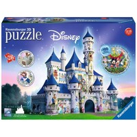 RAVENSBURGER 125104 DISNEY PRINCESS CASTLE 216PC 3D JIGSAW PUZZLE