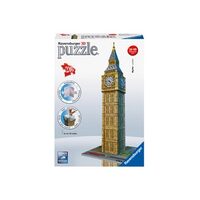 RAVENSBURGER 125548 BIG BEN 224PC 3D JIGSAW PUZZLE