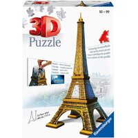 RAVENSBURGER 125562 EIFFEL TOWER  224PC 3D JIGSAW PUZZLE