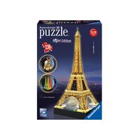 RAVENSBURGER 125791 EIFFEL TOWER - NIGHT EDITION 226PC 3D JIGSAW PUZZLE