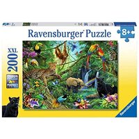 RAVENSBURGER 126606 ANIMALS IN THE JUNGLE 200XXL PC JIGSAW PUZZLE