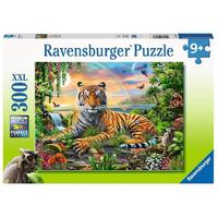 RAVENSBURGER TIGER AT SUNSET 300 PIECE JIGSAW PUZZLE