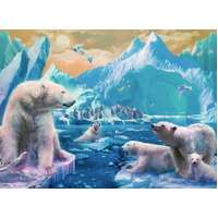 RAVENSBURGER 129478 POLAR BEAR KINGDOM 300XXL PC JIGSAW PUZZLE