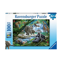 RAVENSBURGER 129706 JUNGLE ANIMALS 100XXL PC JIGSAW PUZZLE