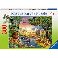 RAVENSBURGER 13073-3 EVENING AT THE WATERING HOLE 300XXL JIGSAW PUZZLE