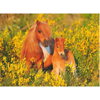 RAVENSBURGER 132836 SHETLAND PONIES 100PC XXL JIGSAW PUZZLE