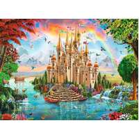 RAVENSBURGER 132850 RAINBOW CASTLE 100PC XXL JIGSAW PUZZLE