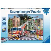 RAVENSBURGER 133291 FIRE TRUCK RESCUE 100PC XXL JIGSAW PUZZLE