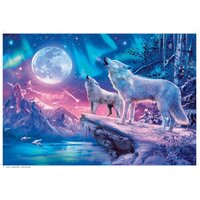 RAVENSBURGER 136001 TWILIGHT HOWL 100PC XXL GLITTER JIGSAW PUZZLE