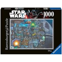 RAVENSBURGER 139767 DISNEY STAR WARS - WHERES WOOKIE 1000PC JIGSAW PUZZLE