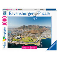 RAVENSBURGER 140848 BEAUTIFUL SKYLINES - CAPE TOWN 1000PC JIGSAW PUZZLE