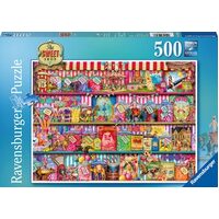 RAVENSBURGER 146536 AIMEE STEWART - SWEET SHOP 500PC JIGSAW PUZZLE