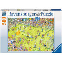 RAVENSBURGER 147861 AT THE SOCCER MATCH 500PC JIGSAW PUZZLE