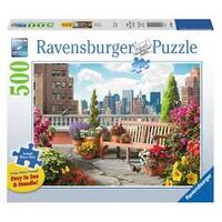 RAVENSBURGER 148684 ROOFTOP GARDEN 500PC LARGE PIECE FORMAT JIGSAW PUZZLE