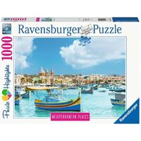 RAVENSBURGER 149780 MEDITERRANEAN MALTA 1000PC JIGSAW PUZZLE