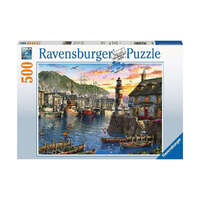 RAVENSBURGER 150458 SUNRISE AT THE PORT 500PC JIGSAW PUZZLE