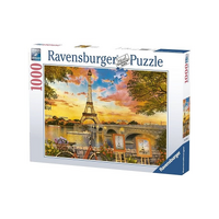 RAVENSBURGER 151684 THE BANKS OF SEINE 1000PC JIGSAW PUZZLE