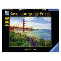 RAVENSBURGER 152896 GOLDEN GATE SUNRISE 1000PC JIGSAW PUZZLE