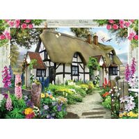 RAVENSBURGER 155859 ROSE COUNTRY COTTAGE 1000PC JIGSAW PUZZLE