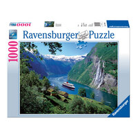 RAVENSBURGER 158041 NORWEGIAN FJORD 1000PC JIGSAW PUZZLE