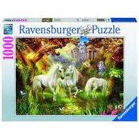 RAVENSBURGER 159925 UNICORNS IN THE FOREST 1000PC JIGSAW PUZZLE