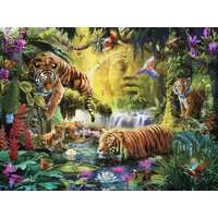 RAVENSBURGER 160051 TRANQUIL TIGERS 1500PC JIGSAW PUZZLE