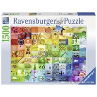 RAVENSBURGER 163229 99 COLOURS 1500PC JIGSAW PUZZLES