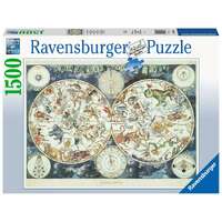 RAVENBURGER 163816 WORLD MAP 1594 1500PC JIGSAW PUZZLE