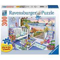 RAVENSBURGER 164370 SEASIDE SUNSHINE 300PC LARGE PIECE FORMAT JIGSAW PUZZLE