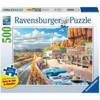 RAVENSBURGER 164417 SCENIC OVERLOOK 500PC LARGE PIECE FORMAT JIGSAW PUZZLE