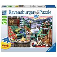 RAVENSBURGER 164424 APRES ALL DAY 500PC LARGE PIECE FORMAT JIGSAW PUZZLE