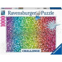 RAVENSBURGER 167456 CHALLENGE GLITTER 1000PC JIGSAW PUZZLE