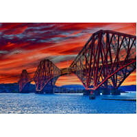 RAVENSBURGER 167661 FORTH BRIDGE AT SUNSET 1000PC JIGSAW PUZZLE