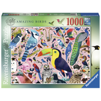 RAVENSBURGER 167692 AMAZING BIRDS 1000PC JIGSAW PUZZLE